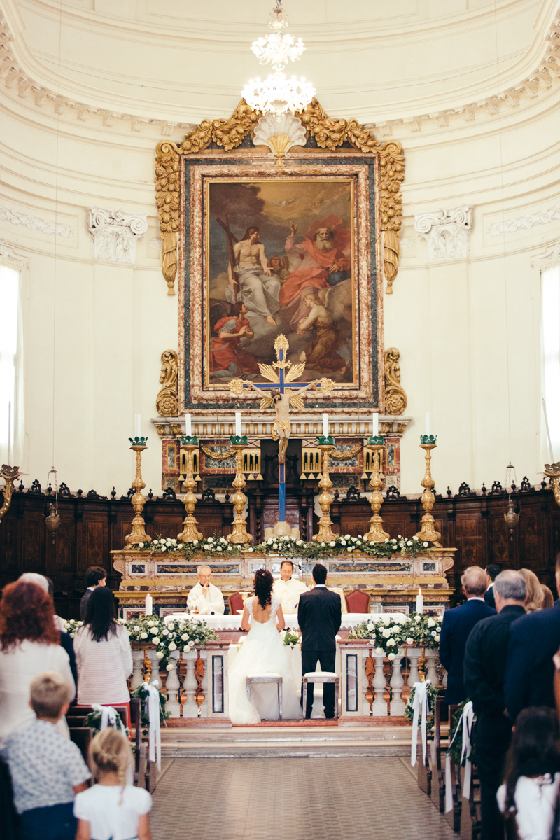italian church wedding