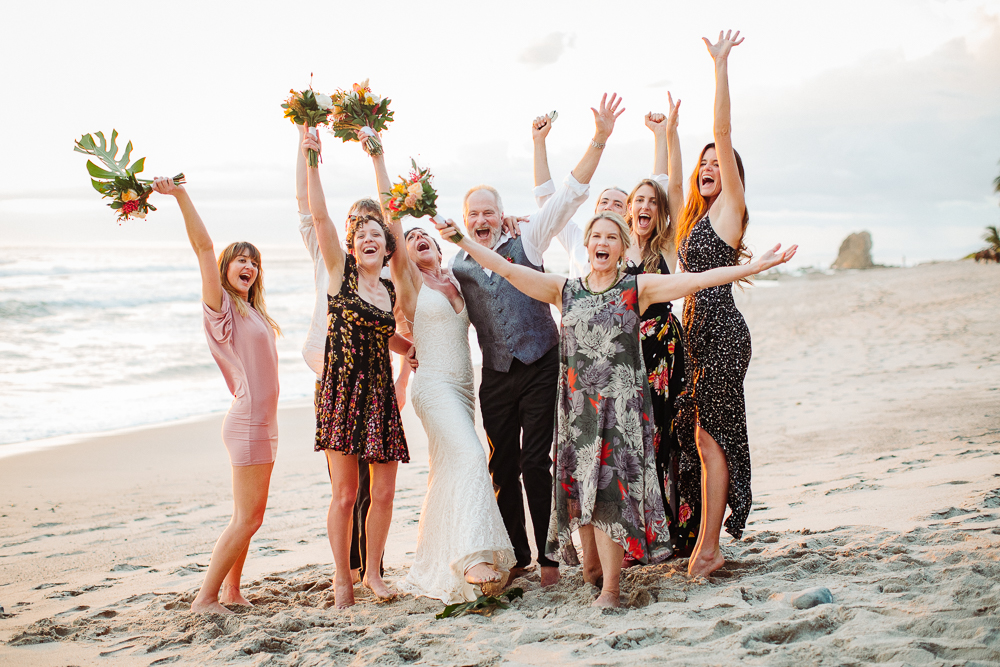 beach wedding costa rica