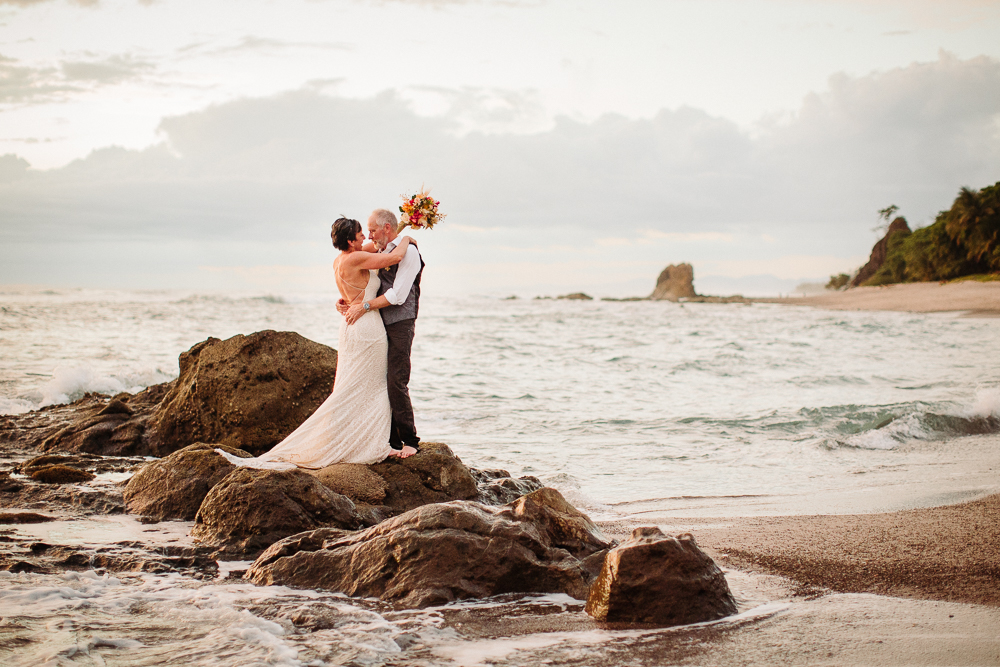 just married in costa rica