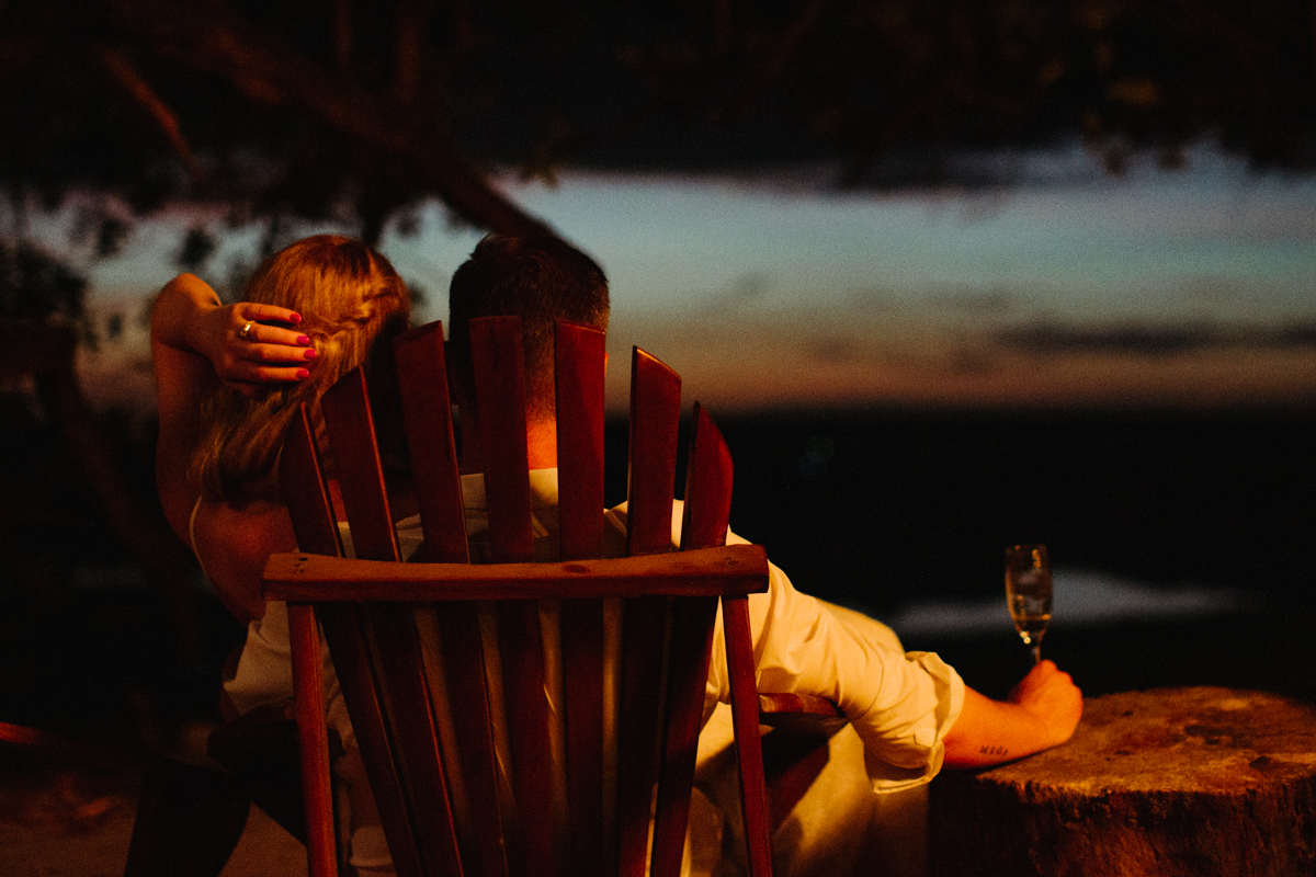 just married in costa rica