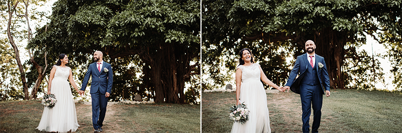 just married in costa rica