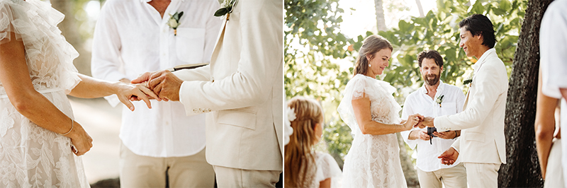 beach wedding ceremony costa rica