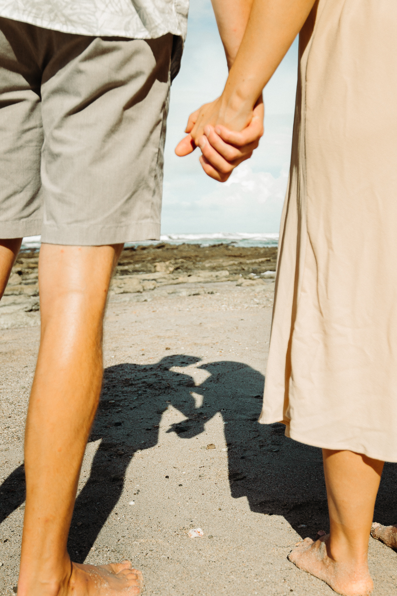 shadow beach love