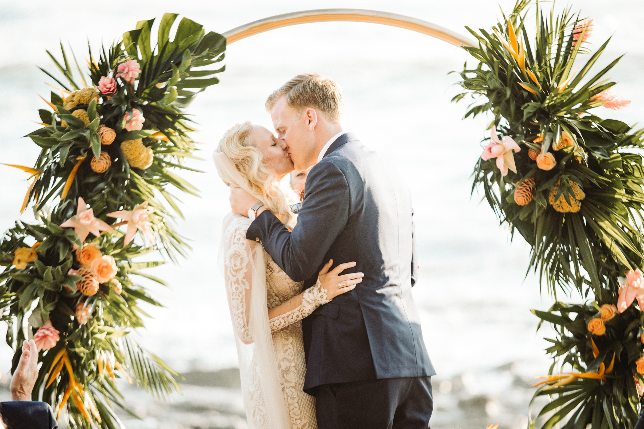 santa teresa beach wedding