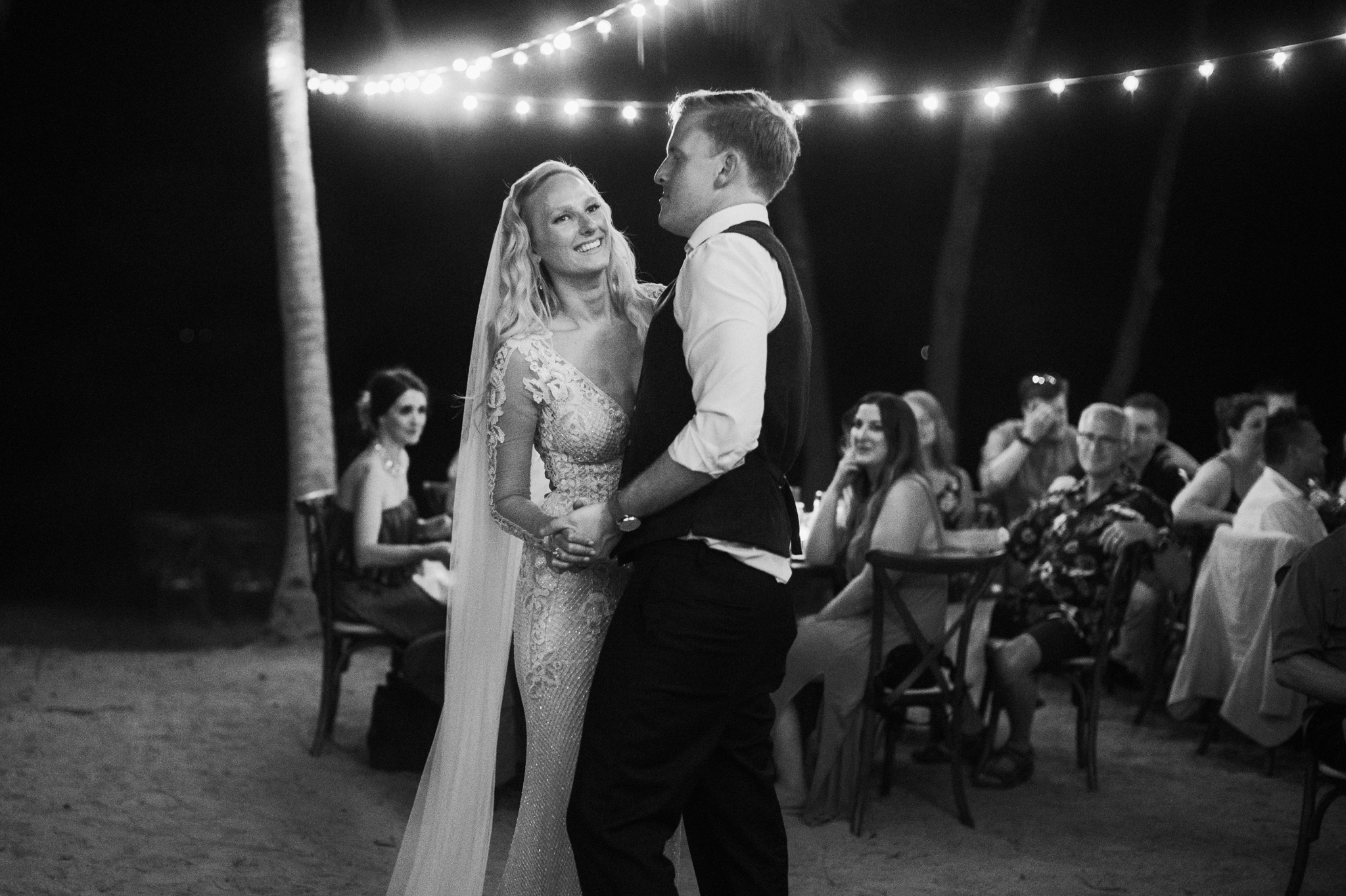 first dance beach wedding