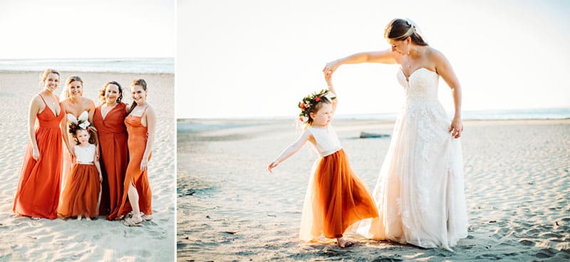 beach wedding tamarindo