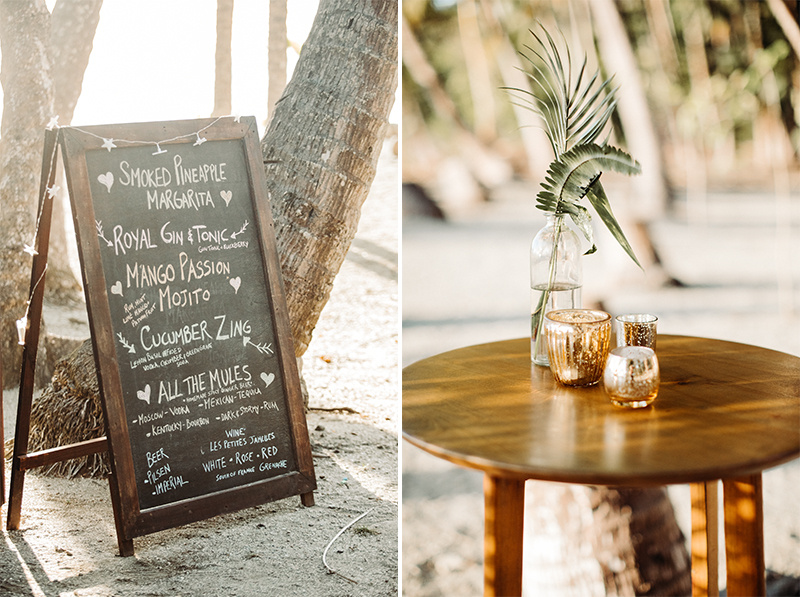 costa rica wedding details