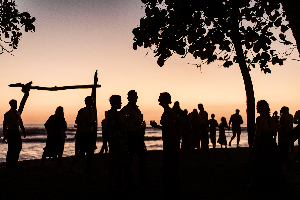 wedding reception playa santa teresa