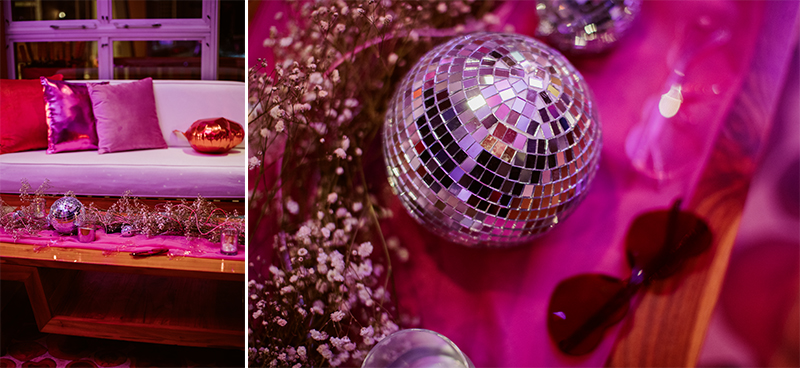 disco wedding reception