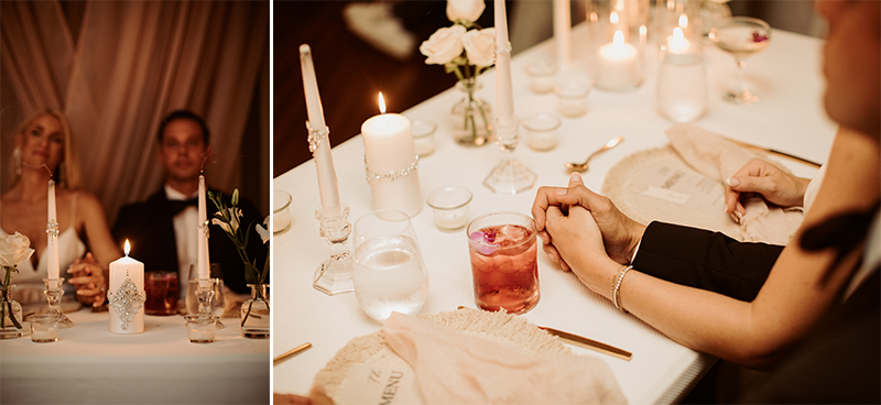 wedding sweetheart table