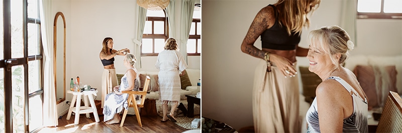 getting ready wedding