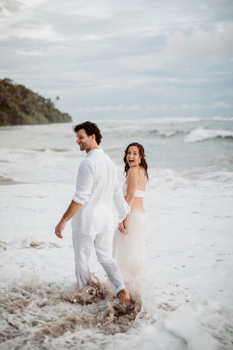 ocean wedding photoshoot