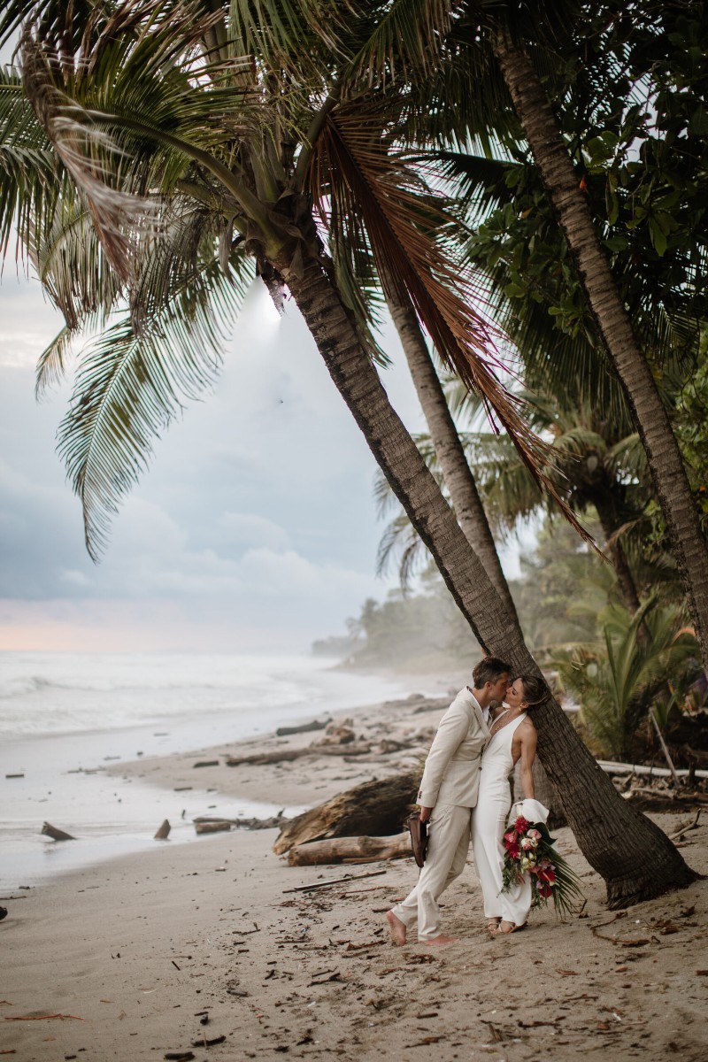 tropical wedding photoshoot