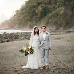 beach wedding photos
